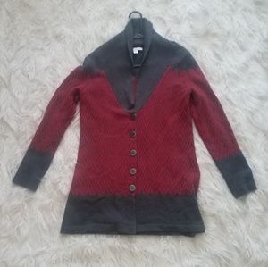 LIZ CLAIBORNE TUNIC CARDIGAN